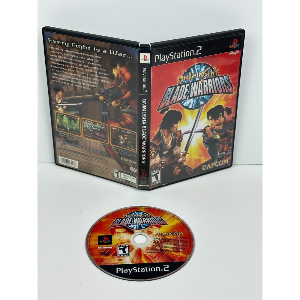 Onimusha Blade Warriors PlayStation 2 PS2 Tested Working Capcom